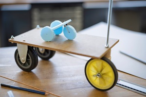 Prototyp Fahrrad aus Holz