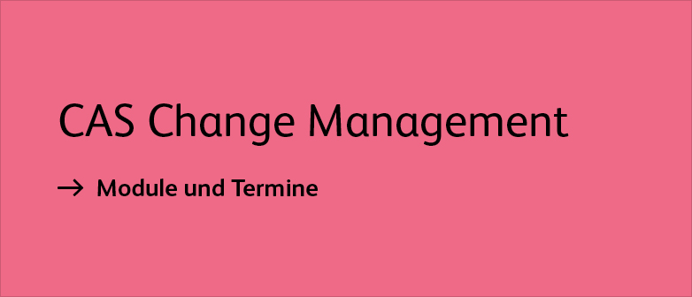 Module und Termine CAS Change Management