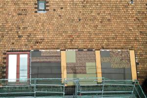 Entwurf für modulare Anwendungen in einer Altstadt-Schutzzone auf Steildach mit bauzeitlichen Ziegeln, 2023, © HSLU CC Produkt und Textil und Plan-E AG
